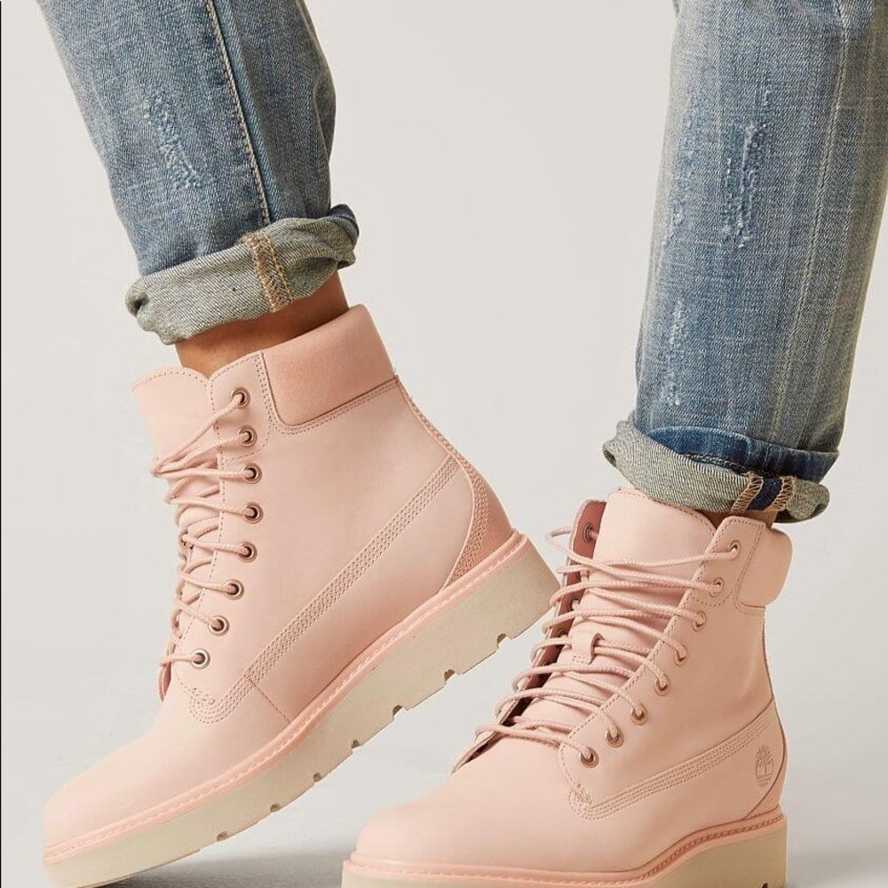 Timberland Kenniston 6 in Light Pink Nubuck Boots